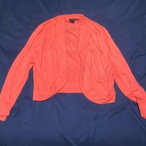 Peach cardigan